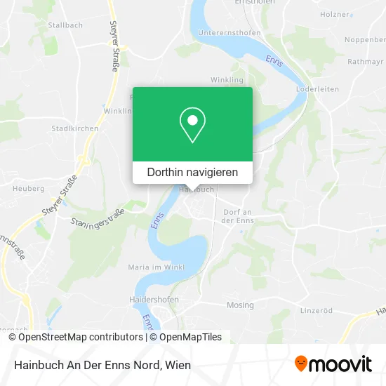 Hainbuch An Der Enns Nord Karte