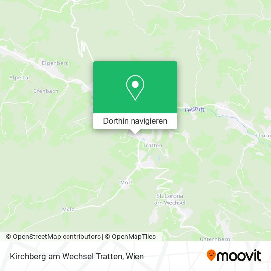 Kirchberg am Wechsel Tratten Karte