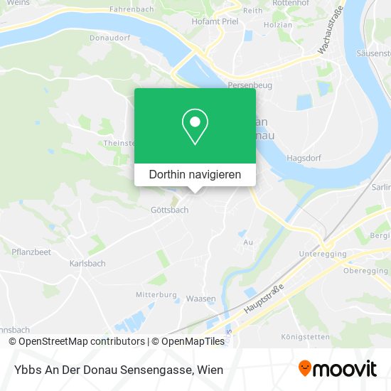 Ybbs An Der Donau Sensengasse Karte