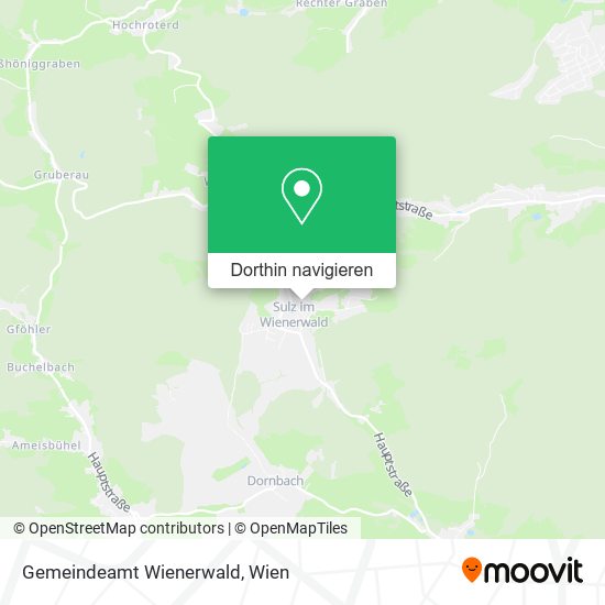 Gemeindeamt Wienerwald Karte