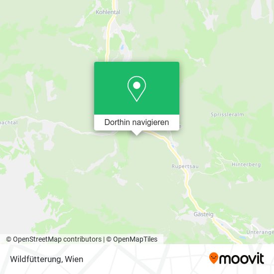 Wildfütterung Karte