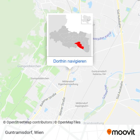 Guntramsdorf Karte