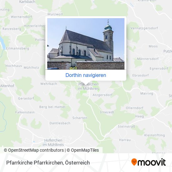 Pfarrkirche Pfarrkirchen Karte