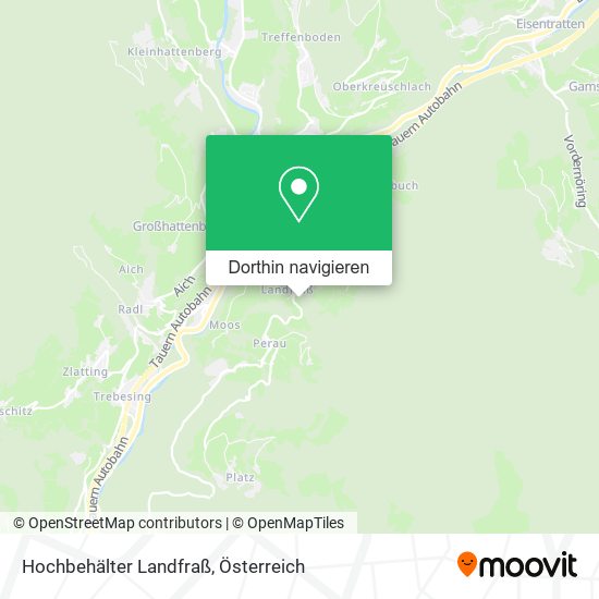 Hochbehälter Landfraß Karte