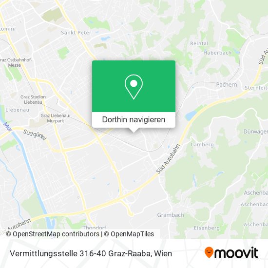 Vermittlungsstelle 316-40 Graz-Raaba Karte