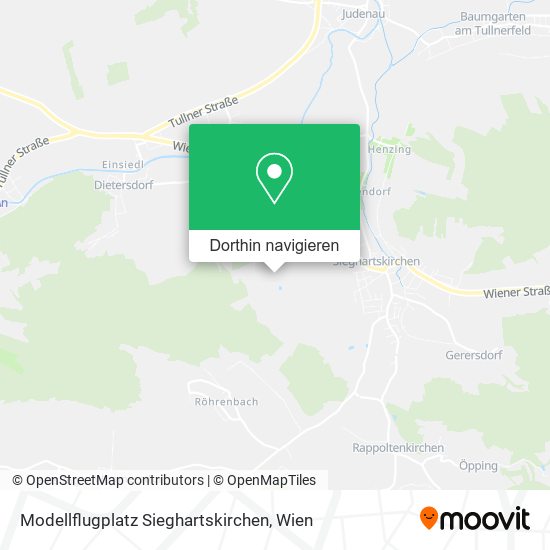 Modellflugplatz Sieghartskirchen Karte