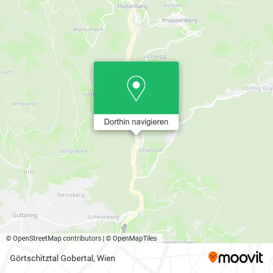 Görtschitztal Gobertal Karte