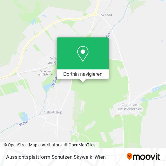 Aussichtsplattform Schützen Skywalk Karte