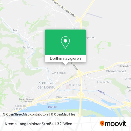 Krems Langenloiser Straße 132 Karte