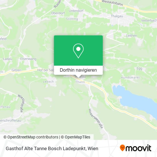Gasthof Alte Tanne Bosch Ladepunkt Karte