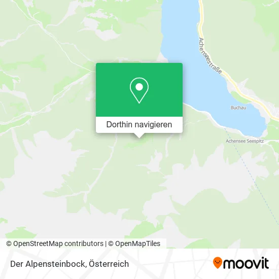 Der Alpensteinbock Karte