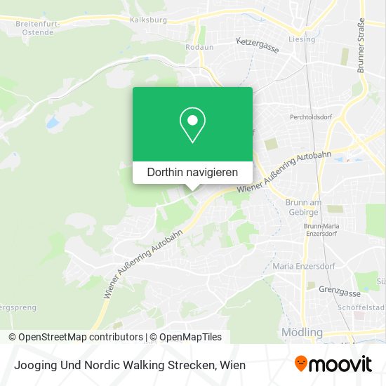 Jooging Und Nordic Walking Strecken Karte