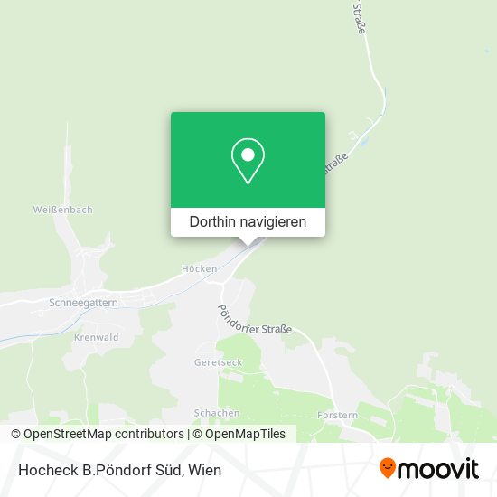Hocheck B.Pöndorf Süd Karte