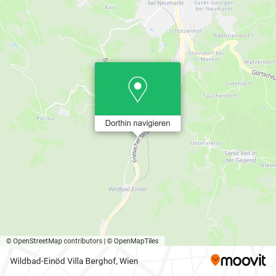 Wildbad-Einöd Villa Berghof Karte