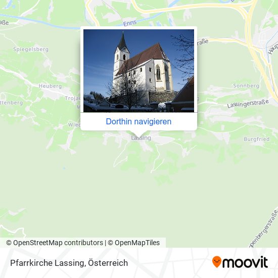 Pfarrkirche Lassing Karte