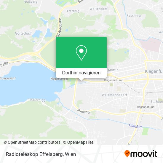 Radioteleskop Effelsberg Karte