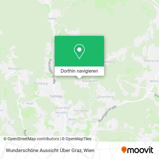 Wunderschöne Aussicht Über Graz Karte