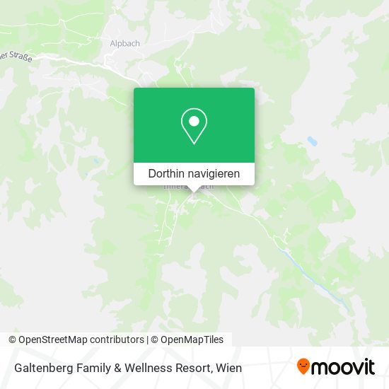 Galtenberg Family & Wellness Resort Karte