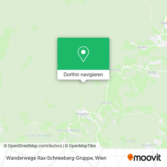Wanderwege Rax-Schneeberg-Gruppe Karte