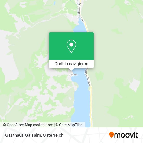 Gasthaus Gaisalm Karte