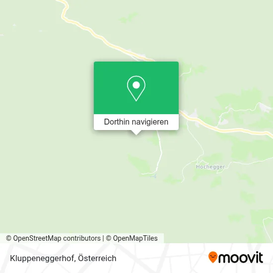 Kluppeneggerhof Karte