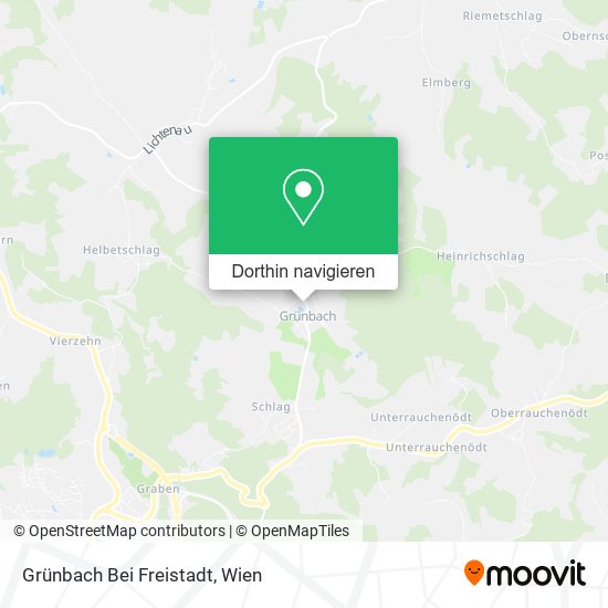 Grünbach Bei Freistadt Karte