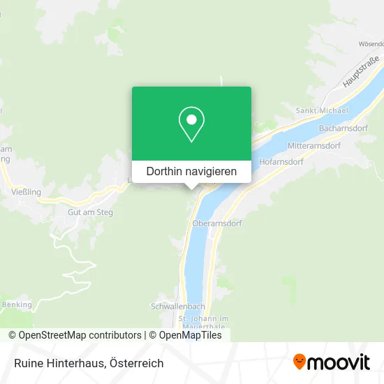 Ruine Hinterhaus Karte