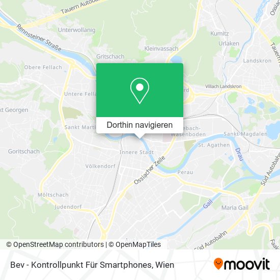 Bev - Kontrollpunkt Für Smartphones Karte