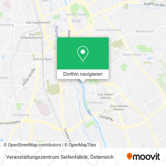 Veranstaltungszentrum Seifenfabrik Karte
