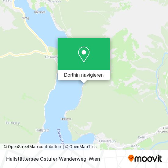 Hallstättersee Ostufer-Wanderweg Karte