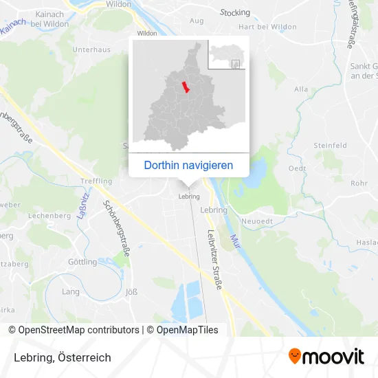 Lebring Karte