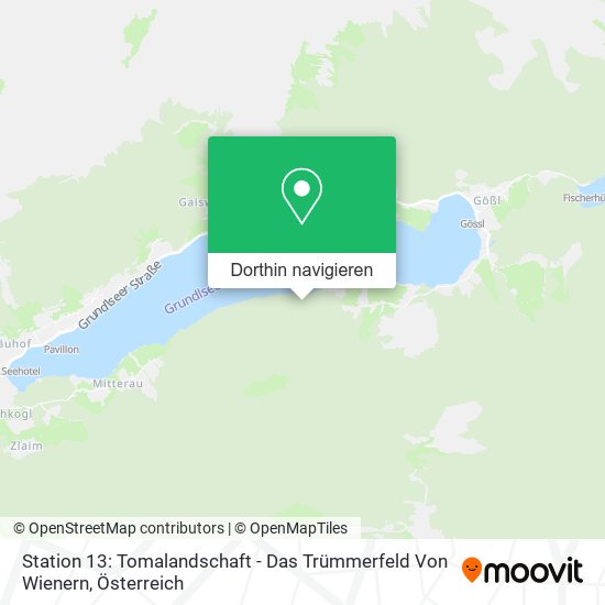 Station 13: Tomalandschaft - Das Trümmerfeld Von Wienern Karte