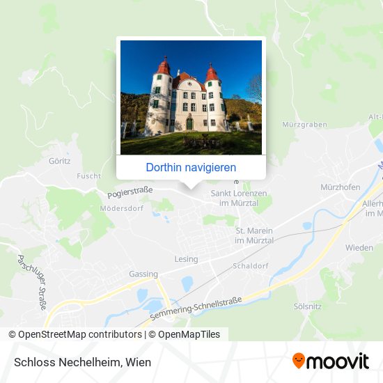 Schloss Nechelheim Karte