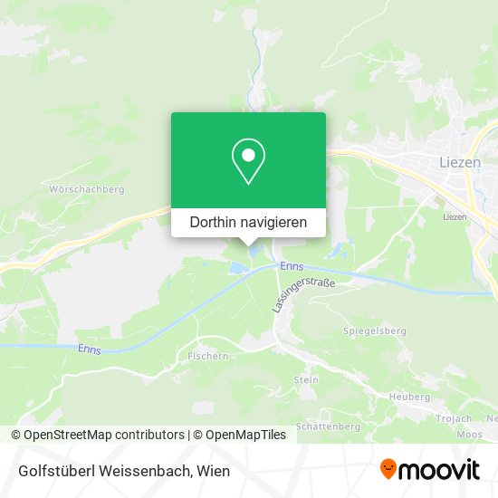 Golfstüberl Weissenbach Karte