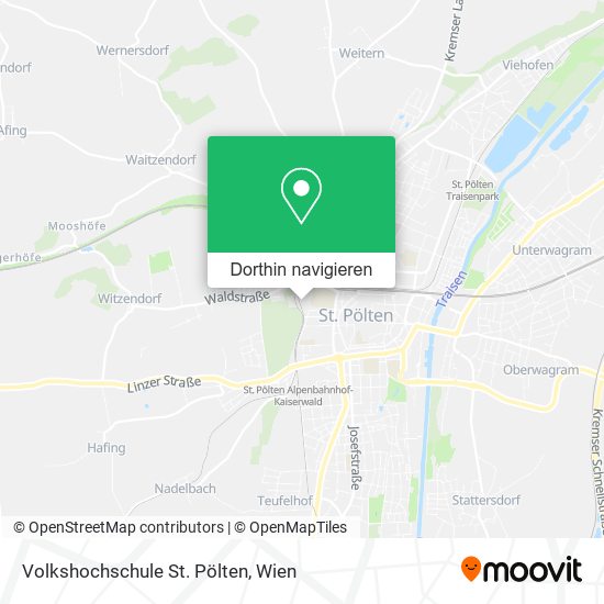 Volkshochschule St. Pölten Karte