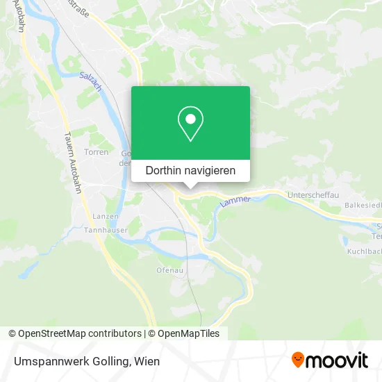 Umspannwerk Golling Karte