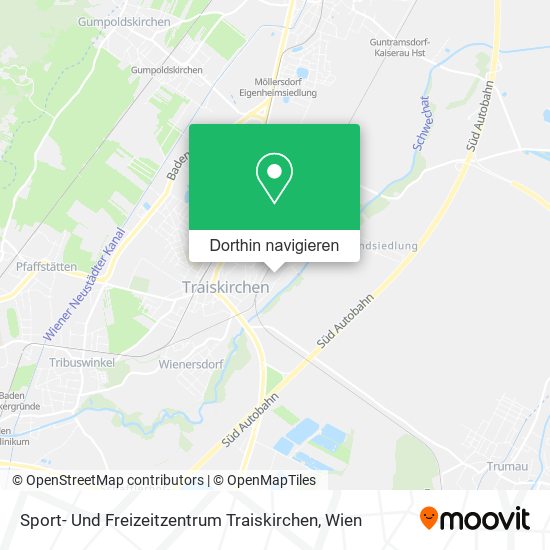 Sport- Und Freizeitzentrum Traiskirchen Karte