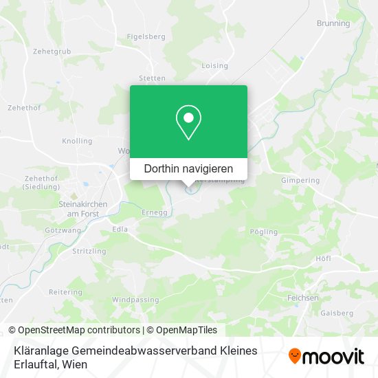 Kläranlage Gemeindeabwasserverband Kleines Erlauftal Karte