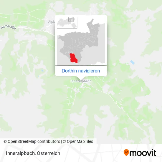 Inneralpbach Karte