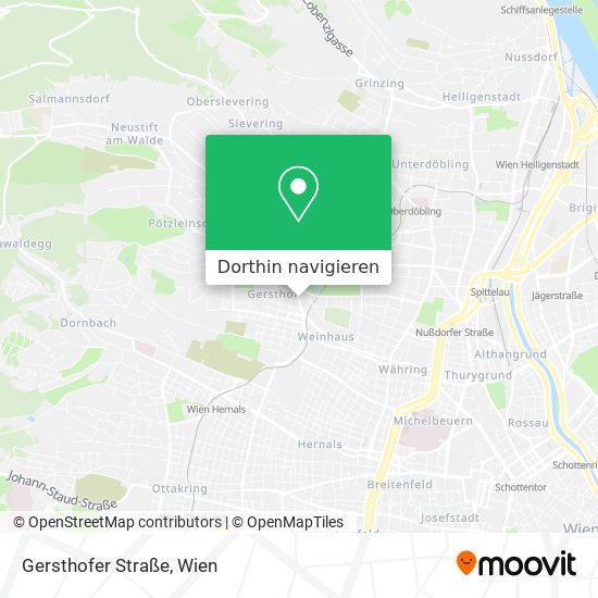 Gersthofer Straße Karte