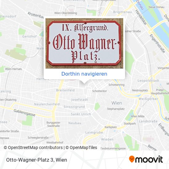 Otto-Wagner-Platz 3 Karte