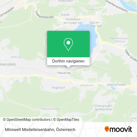 Miniwelt Modelleisenbahn Karte