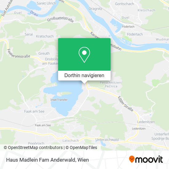 Haus Madlein Fam Anderwald Karte