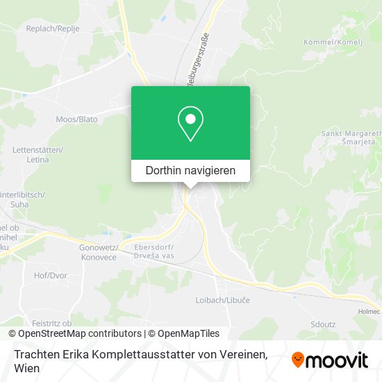 Trachten Erika Komplettausstatter von Vereinen Karte