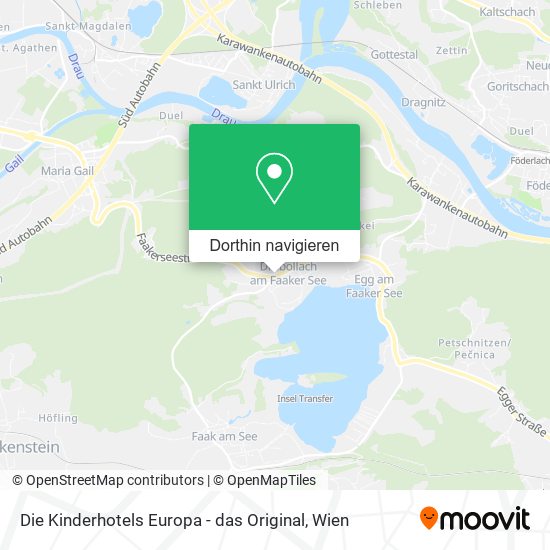 Die Kinderhotels Europa - das Original Karte