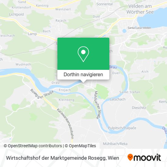 Wirtschaftshof der Marktgemeinde Rosegg Karte