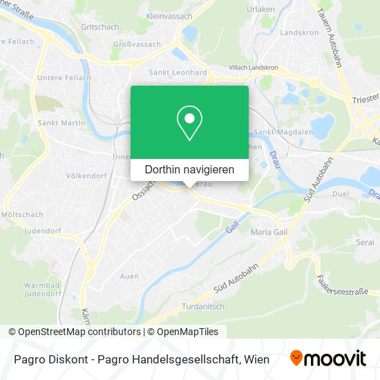 Pagro Diskont - Pagro Handelsgesellschaft Karte