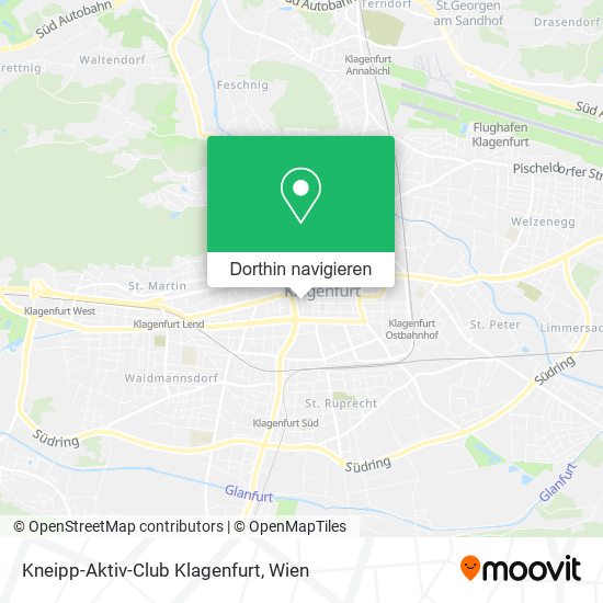 Kneipp-Aktiv-Club Klagenfurt Karte