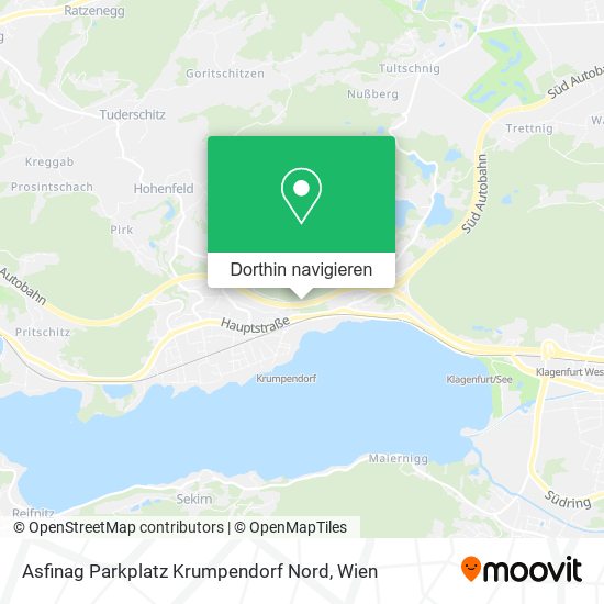 Asfinag Parkplatz Krumpendorf Nord Karte