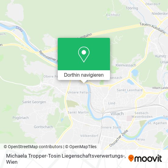 Michaela Tropper-Tosin Liegenschaftsverwertungs- Karte